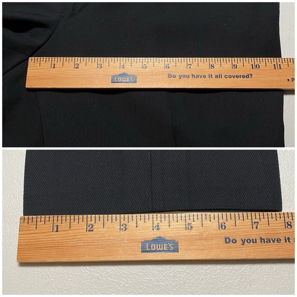 Canali Suit 2 Piece 50R (40R 32x29) Mens 3B Ventless Black Twill  AL 14320/40 - Picture 14 of 16